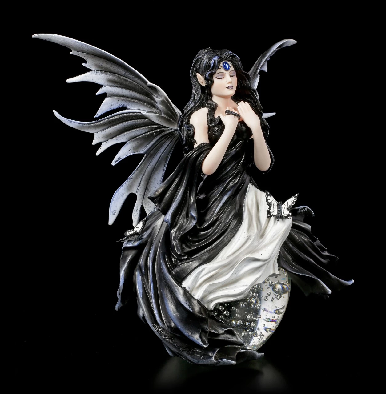 Elfen Figur Auf Glaskugel - Gathering Storm By Nene Thomas 1 Elfen Figur Auf Glaskugel - Gathering Storm By Nene Thomas