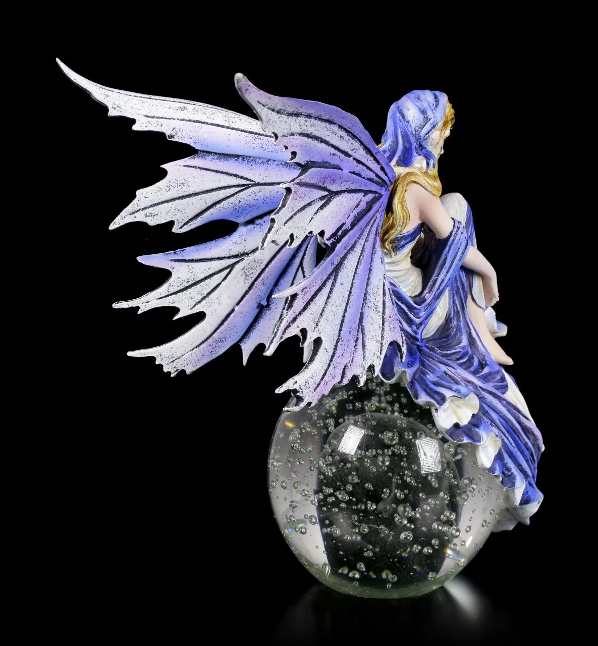 Elfen Figur Auf Glaskugel - Blue Dream 5 Elfen Figur Auf Glaskugel - Blue Dream – Bild 5