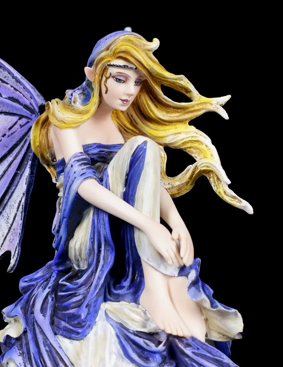 Elfen Figur Auf Glaskugel - Blue Dream 6 Elfen Figur Auf Glaskugel - Blue Dream – Bild 6