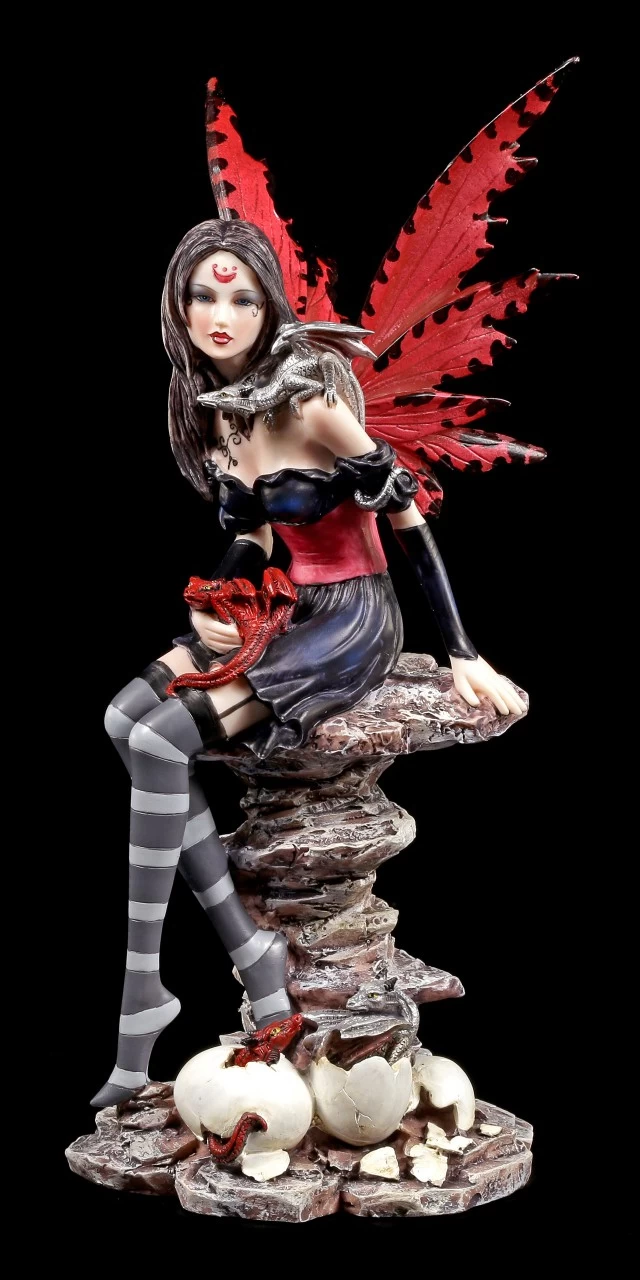 Elfen Figur Mit Drachen Jungen - Natascha 2 Elfen Figur Mit Drachen Jungen - Natascha – Bild 2