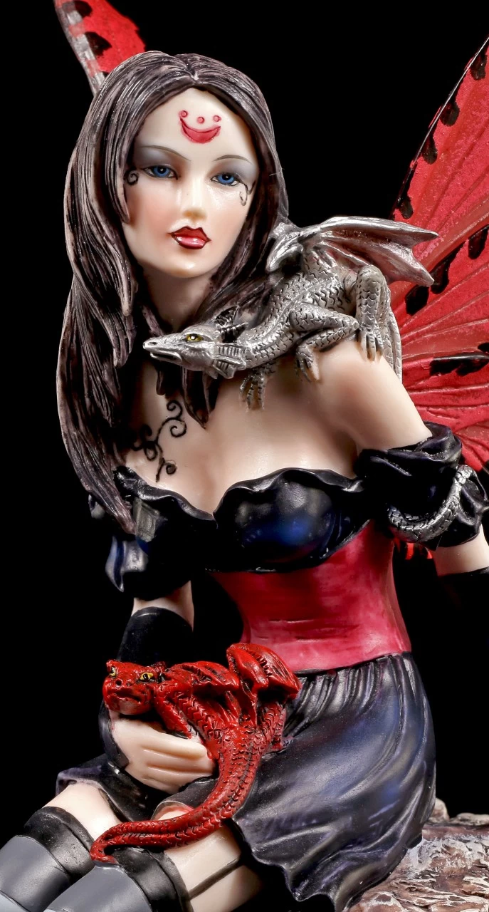 Elfen Figur Mit Drachen Jungen - Natascha 6 Elfen Figur Mit Drachen Jungen - Natascha – Bild 6
