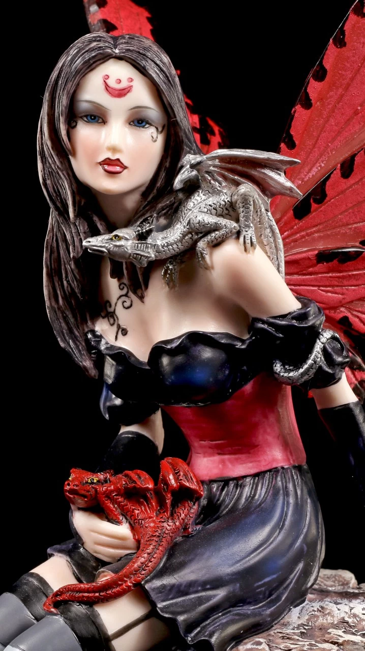 Elfen Figur Mit Drachen Jungen - Natascha 7 Elfen Figur Mit Drachen Jungen - Natascha – Bild 7