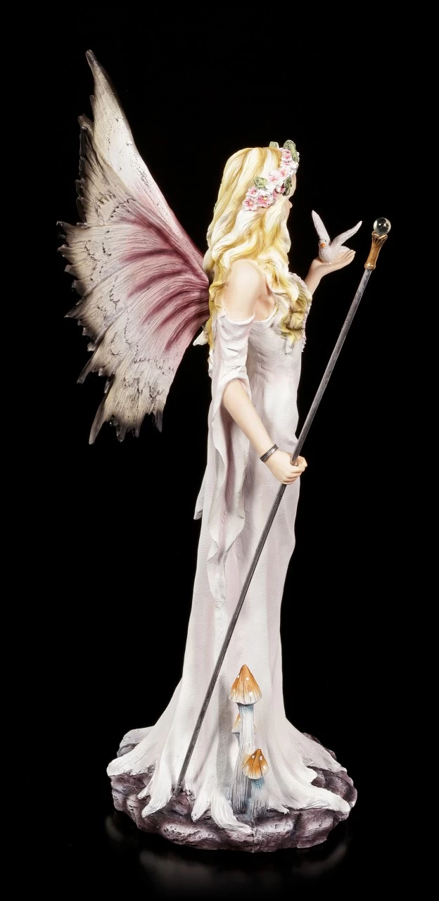 Magische Elfen Figur - Isahia Mit Weißer Taube 3 Magische Elfen Figur - Isahia Mit Weißer Taube – Bild 3