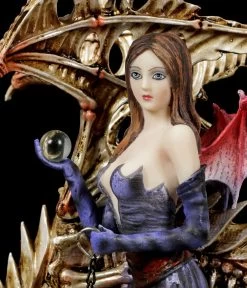 Dark Angel Figur - Larua Mit Skelett Drache -Modell Und Figurengeschäft Elfen Figur Larua Mit Skelett Drache 5 1280x1280