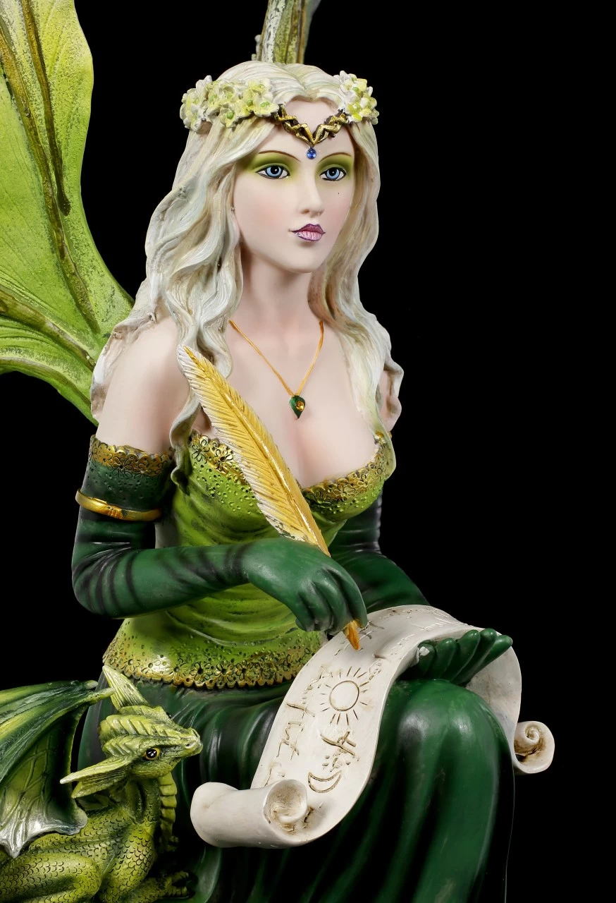 Elfen Figur - Prinzessin Gaia Mit Drache 6 Elfen Figur - Prinzessin Gaia Mit Drache – Bild 6