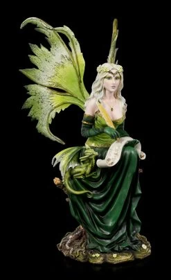 Elfen Figur - Prinzessin Gaia Mit Drache
