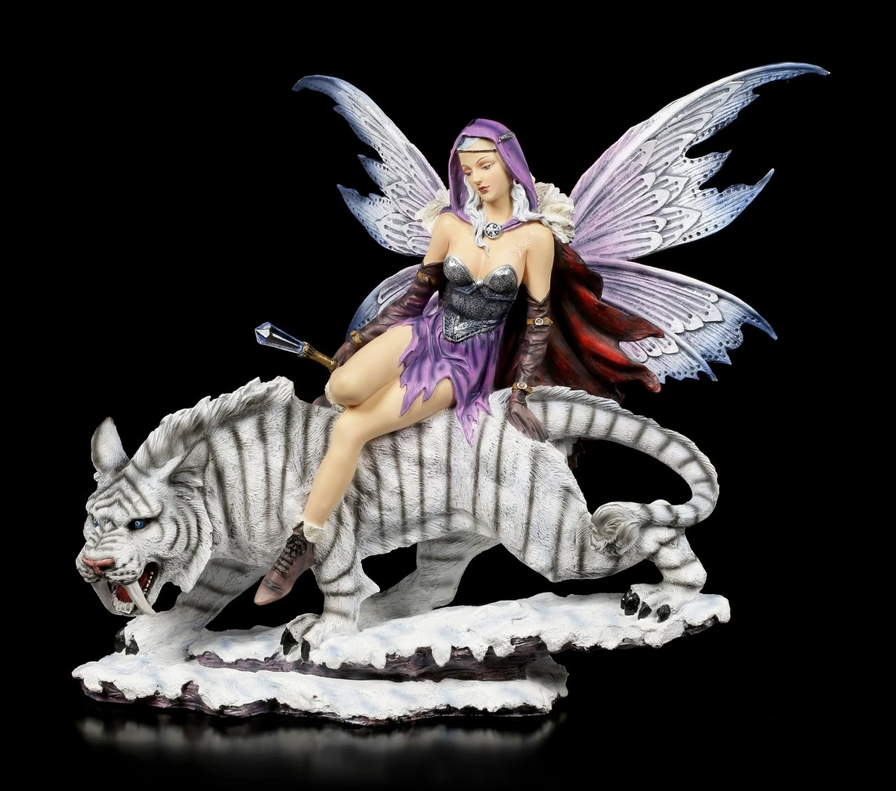 Elfen Figur - Magierin Mit Säbelzahntiger 2 Elfen Figur - Magierin Mit Säbelzahntiger – Bild 2