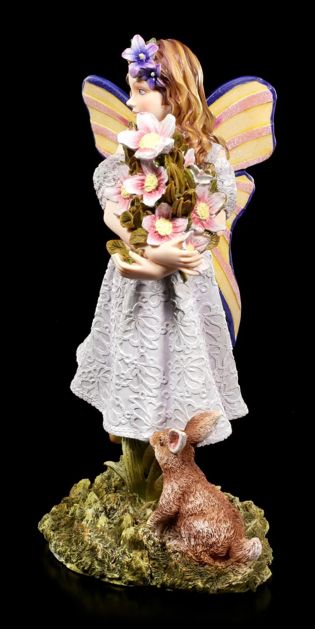 Elfen Figur - Shanty Mit Blumen Und Hase 5 Elfen Figur - Shanty Mit Blumen Und Hase – Bild 5