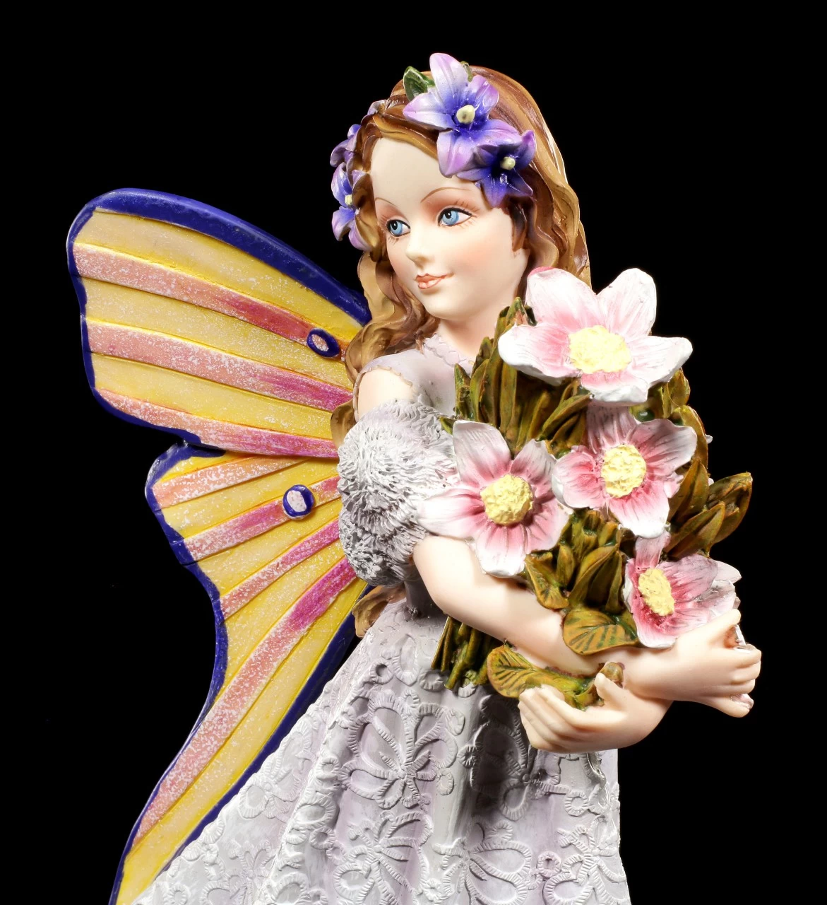 Elfen Figur - Shanty Mit Blumen Und Hase 6 Elfen Figur - Shanty Mit Blumen Und Hase – Bild 6