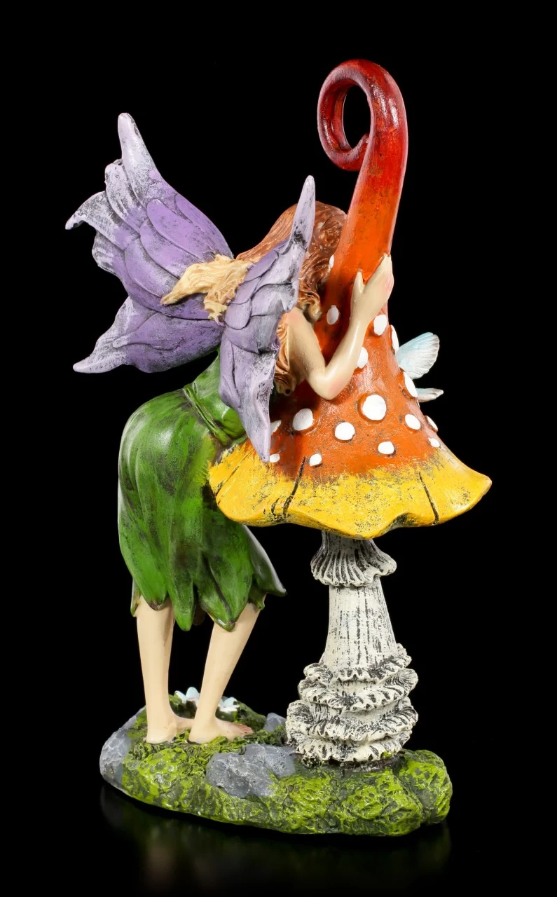 Elfen Figur - Siana Mit Pilz Und Vogel 5 Elfen Figur - Siana Mit Pilz Und Vogel – Bild 5