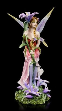 Elfen Figur - Vivian Mit Lila Blume -Modell Und Figurengeschäft Elfen Figur Vivian Mit Lila Blume 2 1280x1280