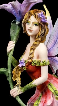 Elfen Figur - Vivian Mit Lila Blume -Modell Und Figurengeschäft Elfen Figur Vivian Mit Lila Blume 6 1280x1280