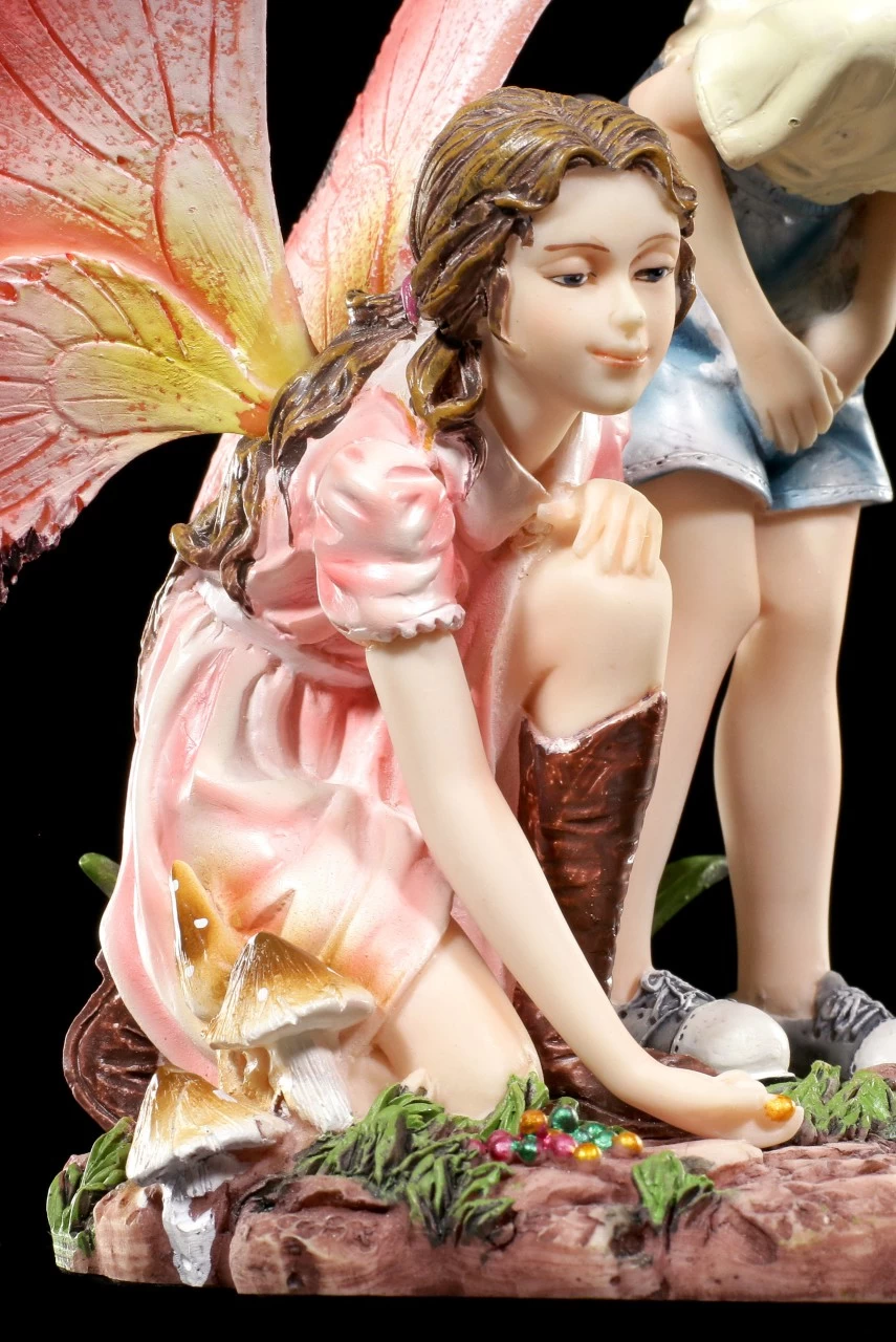 Elfen Figuren - Junge Und Mädchen Beim Spielen 6 Elfen Figuren - Junge Und Mädchen Beim Spielen – Bild 6