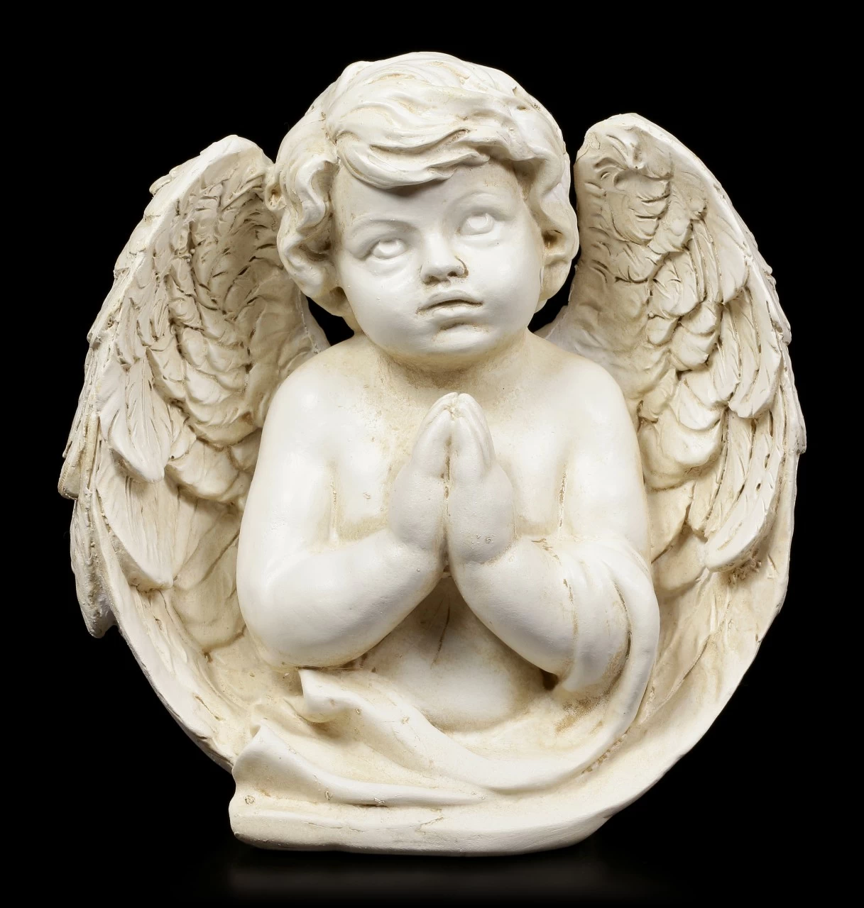 Engel Figur - Cherub Im Gebet Vertieft 2 Engel Figur - Cherub Im Gebet Vertieft – Bild 2