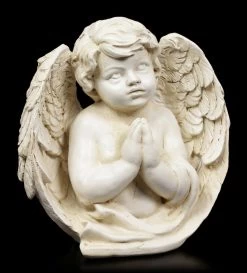 Engel Figur - Cherub Im Gebet Vertieft