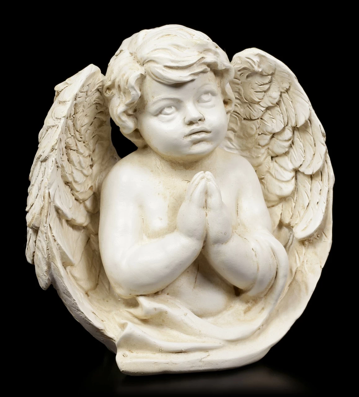 Engel Figur - Cherub Im Gebet Vertieft 1 Engel Figur - Cherub Im Gebet Vertieft
