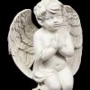 Engel Figur - Cherub Betend Auf Den Knien