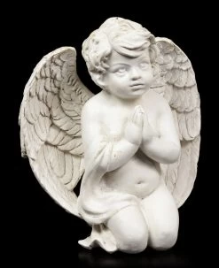 Engel Figur - Cherub Betend Auf Den Knien