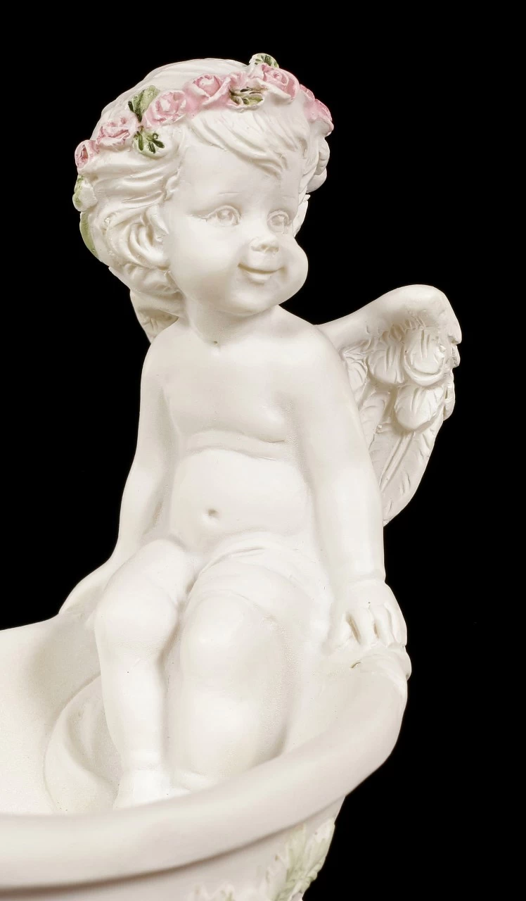 Engel Figur - Sitzend Auf Badewanne 7 Engel Figur - Sitzend Auf Badewanne – Bild 7