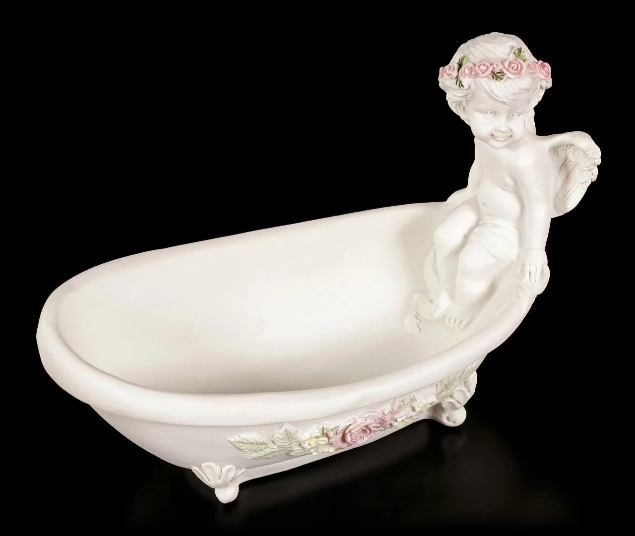 Engel Figur - Sitzend Auf Badewanne 8 Engel Figur - Sitzend Auf Badewanne – Bild 8