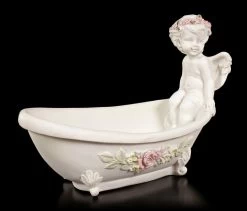 Engel Figur - Sitzend Auf Badewanne