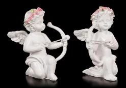 Engel Figuren - Mit Pfeil Und Bogen - 2er Set
