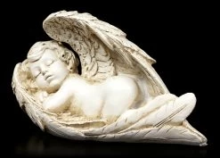 Engel Figur - Baby Eingehüllt In Flügel -Modell Und Figurengeschäft Engel Schlafend 2 1280x1280