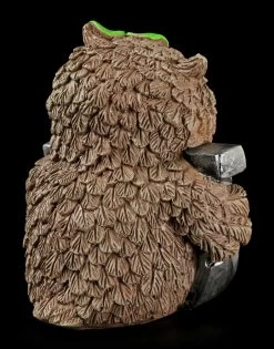 Lustige Eulen Figur - "Viel Glück" Mit Hufeisen -Modell Und Figurengeschäft Eulen Figur Glueck 4 1280x1280