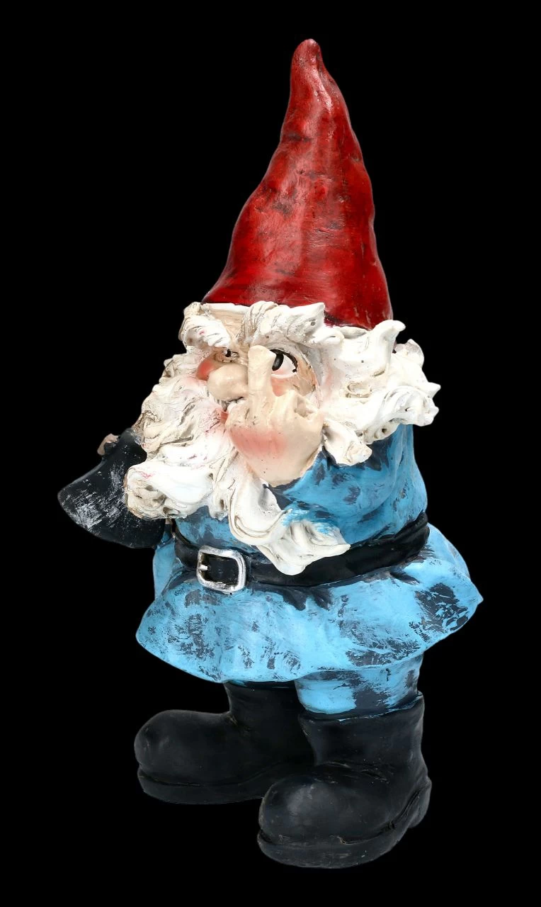 Zwergen Figur Zeigt Mittelfinger 2 Zwergen Figur Zeigt Mittelfinger – Bild 2