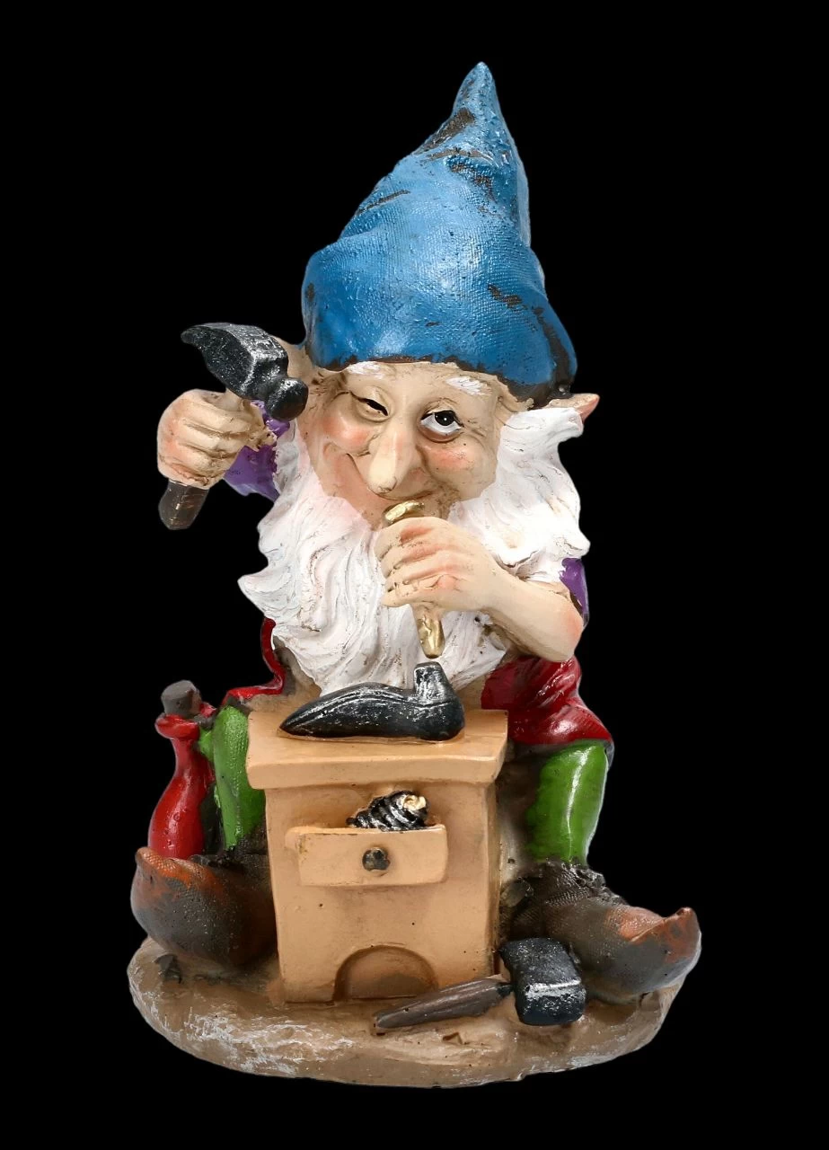 Zwergen Figur - Schuster Bei Der Arbeit 1 Zwergen Figur - Schuster Bei Der Arbeit