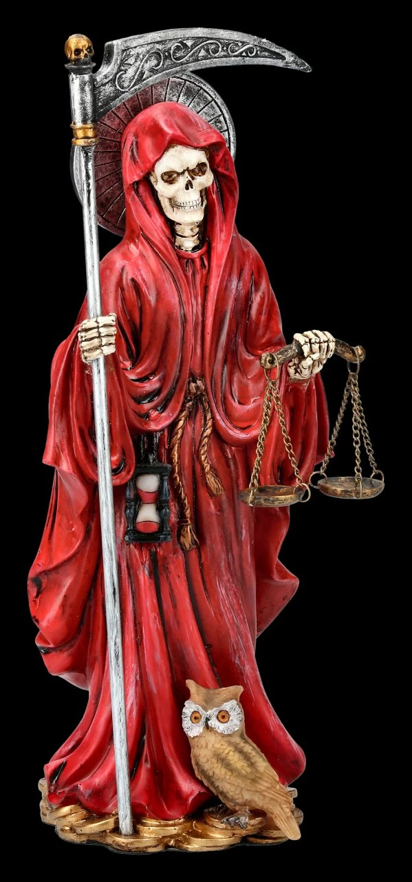 Santa Muerte Figur - Rot 1 Santa Muerte Figur - Rot