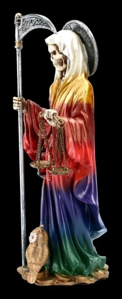 Santa Muerte Figur - Regenbogenfarben -Modell Und Figurengeschäft FS13955 Santa Muerte Figur regenbogenfarben 3 1280x1280