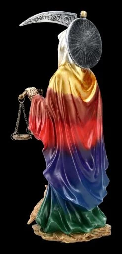 Santa Muerte Figur - Regenbogenfarben -Modell Und Figurengeschäft FS13955 Santa Muerte Figur regenbogenfarben 5 1280x1280