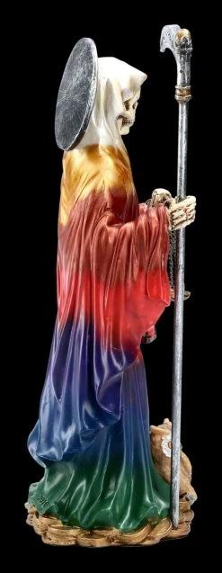 Santa Muerte Figur - Regenbogenfarben -Modell Und Figurengeschäft FS13955 Santa Muerte Figur regenbogenfarben 8 1280x1280