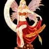 Elfen Figur Mit Phoenix - Fire Moon By Nene Thomas