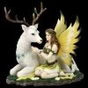 Elfen Figur Mit Hirsch - Adoration