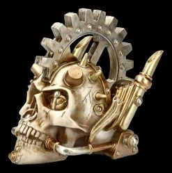 Alchemy Steampunk Totenkopf - Steamhead Skull -Modell Und Figurengeschäft FS18501 Alchemy Steampunk Totenkopf Steamhead Skull 3 1280x1280