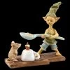 Pixie Kobold Figur - Popcorn über Kerze
