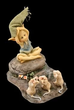 Pixie Kobold Figur - 3 Mäuse Beim Yoga -Modell Und Figurengeschäft FS20478 Pixie Kobold Figur 3 Maeuse beim Yoga 9 1280x1280