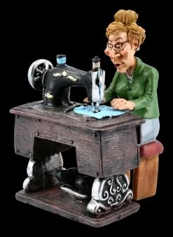 Funny Jobs Figur - Schneiderin An Nähmaschine
