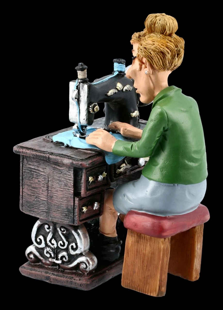 Funny Jobs Figur - Schneiderin An Nähmaschine 2 Funny Jobs Figur - Schneiderin An Nähmaschine – Bild 2
