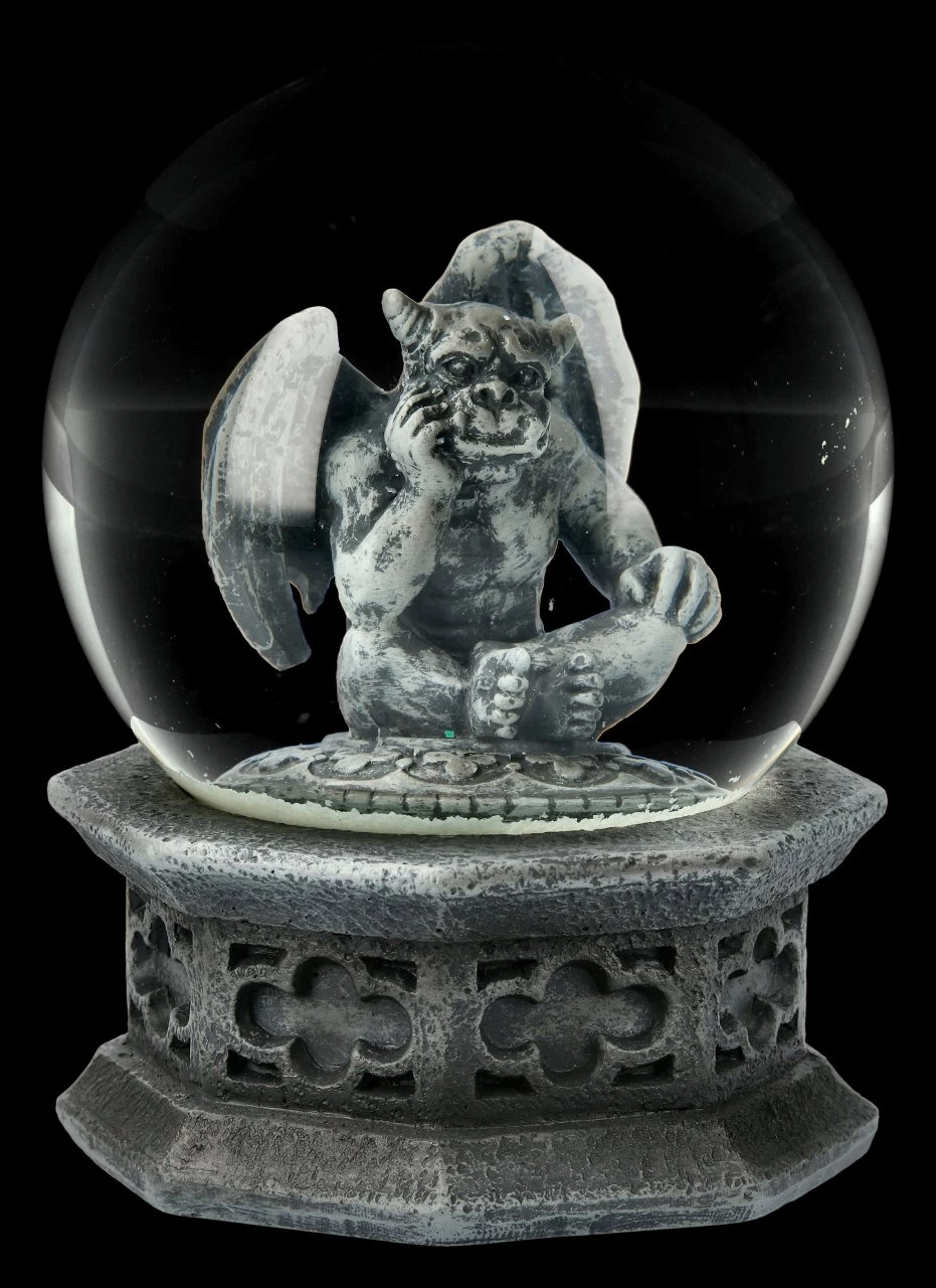 Schneekugel Gargoyle 2 Schneekugel Gargoyle – Bild 2