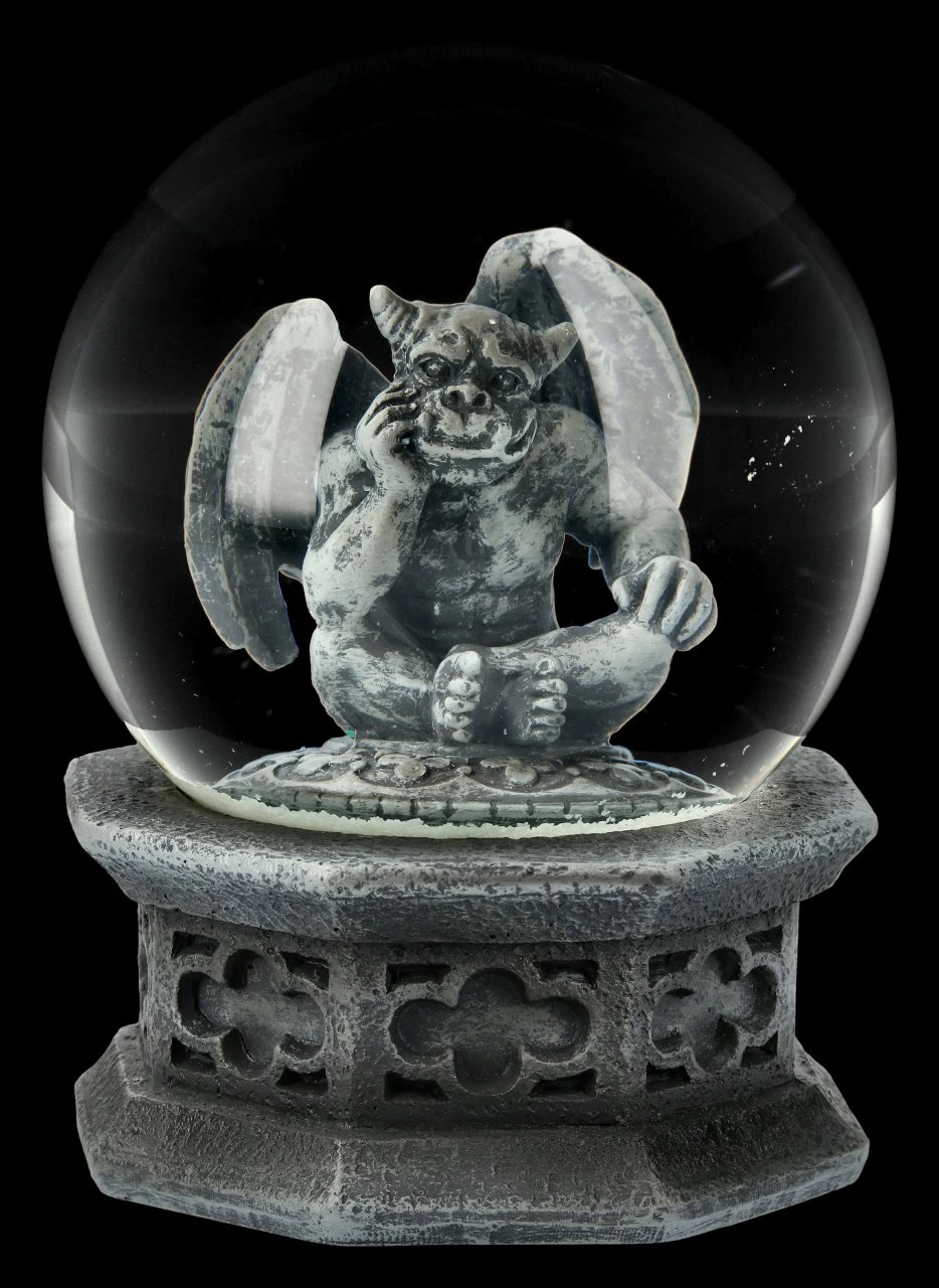 Schneekugel Gargoyle 3 Schneekugel Gargoyle – Bild 3
