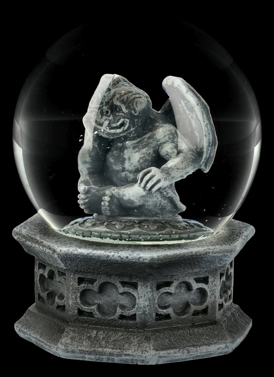 Schneekugel Gargoyle 4 Schneekugel Gargoyle – Bild 4