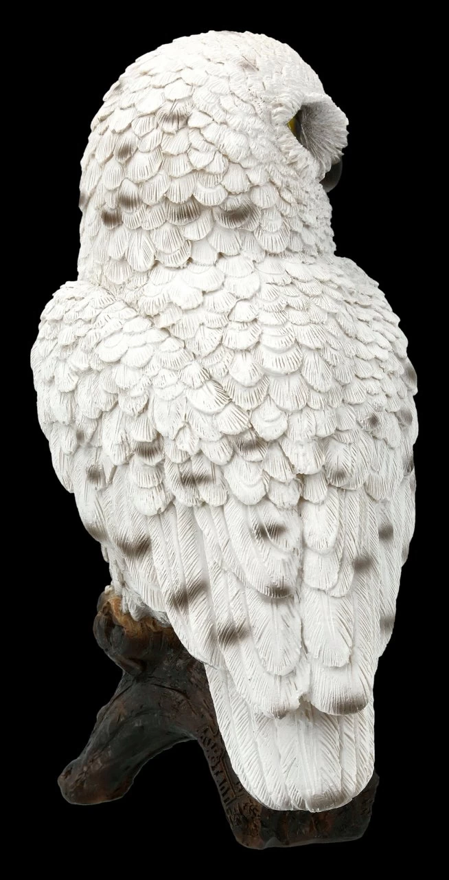 Weiße Schneeeulen Figur Auf Ast 5 Weiße Schneeeulen Figur Auf Ast – Bild 5