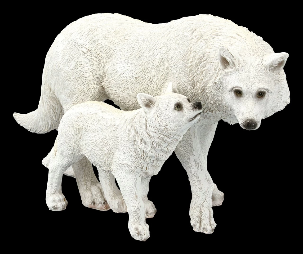 Wolf Figur - Winter Offering 2 Wolf Figur - Winter Offering – Bild 2