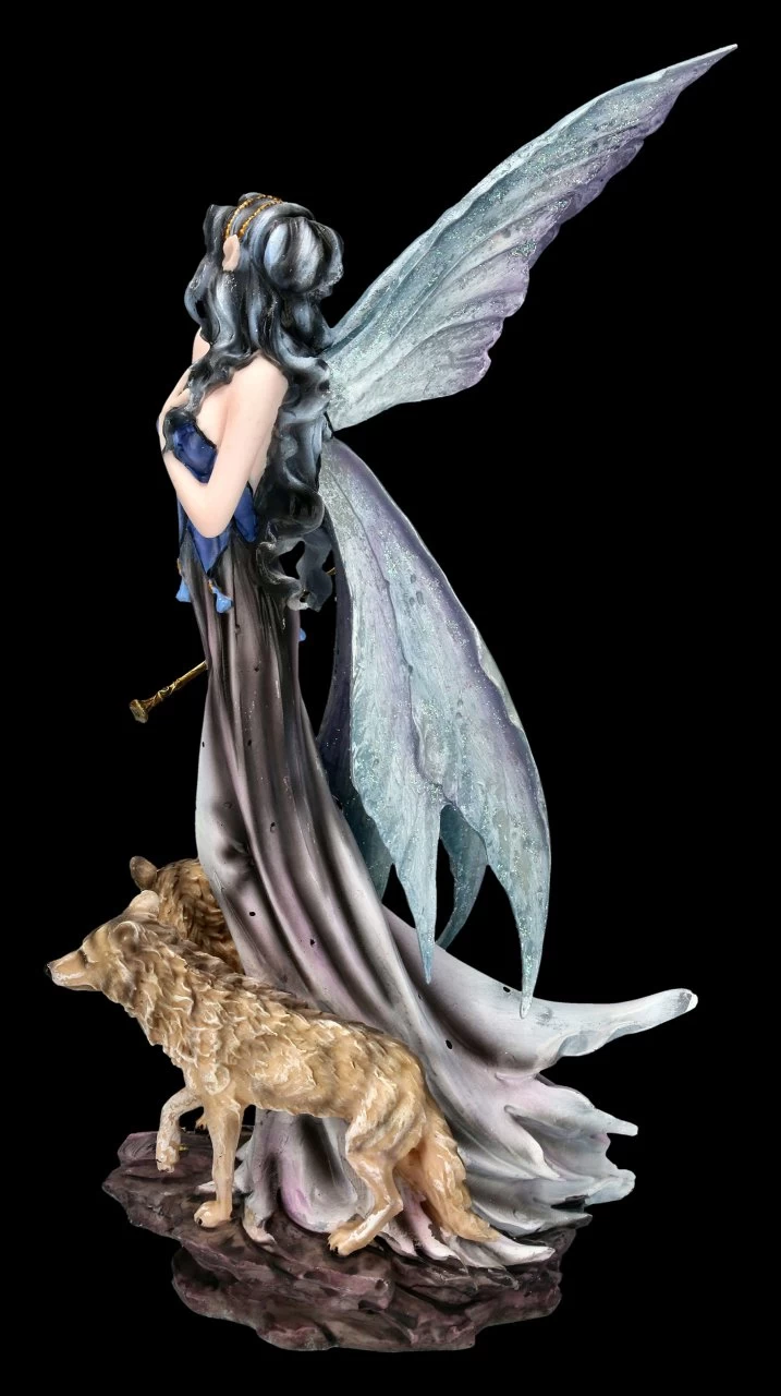 Elfen Figur - Nessa Mit Wölfen 2 Elfen Figur - Nessa Mit Wölfen – Bild 2