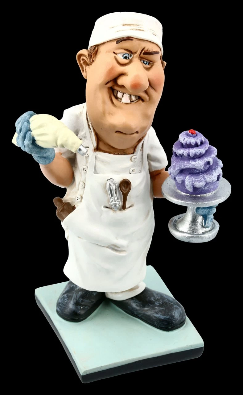 Funny Job Figur - Konditor Mit Torte 6 Funny Job Figur - Konditor Mit Torte – Bild 6