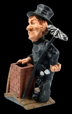Funny Job Figur - Kaminkehrer Auf Dach -Modell Und Figurengeschäft FS20813 Funny Job Figur Kaminkehrer auf Dach 3 1280x1280