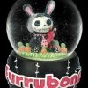 Furrybones Schneekugel - Black Bun-Bun
